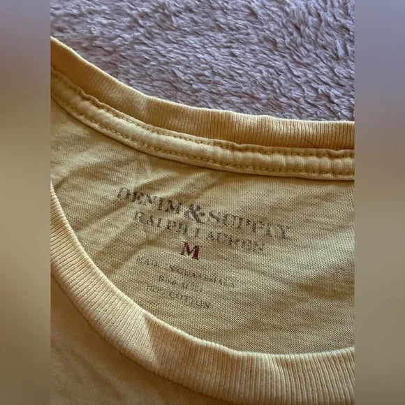 Ralph Lauren Yellow Rebel Graphic Tee - Picture 3 of 6